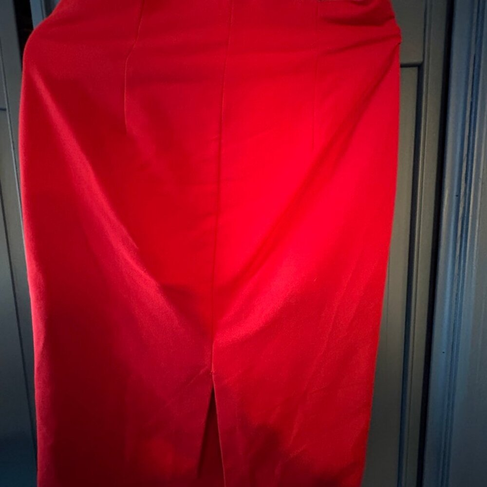 Zara Women's Red Pencil Skirt Size L